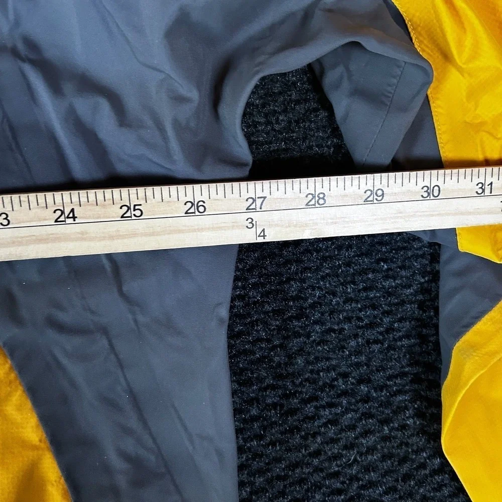 Vintage The North Face Hyvent Miller Lite Jacket Yellow Gray Full Zip XL Outdoor